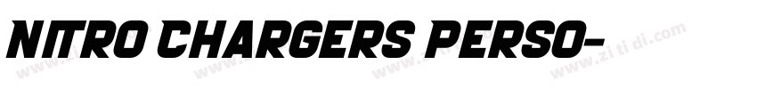 Nitro Chargers Perso字体转换